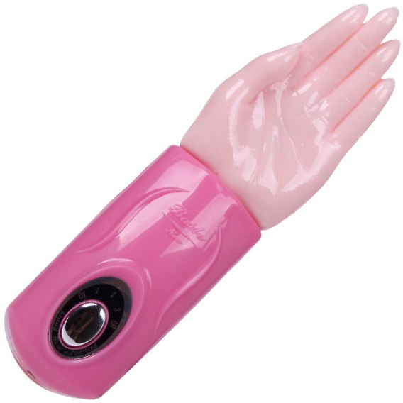 Вибратор в виде руки + вибропуля "Teaser"  