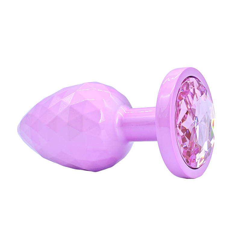 Пробка рельефная с кристаллом "Kanikule" розовая, S 