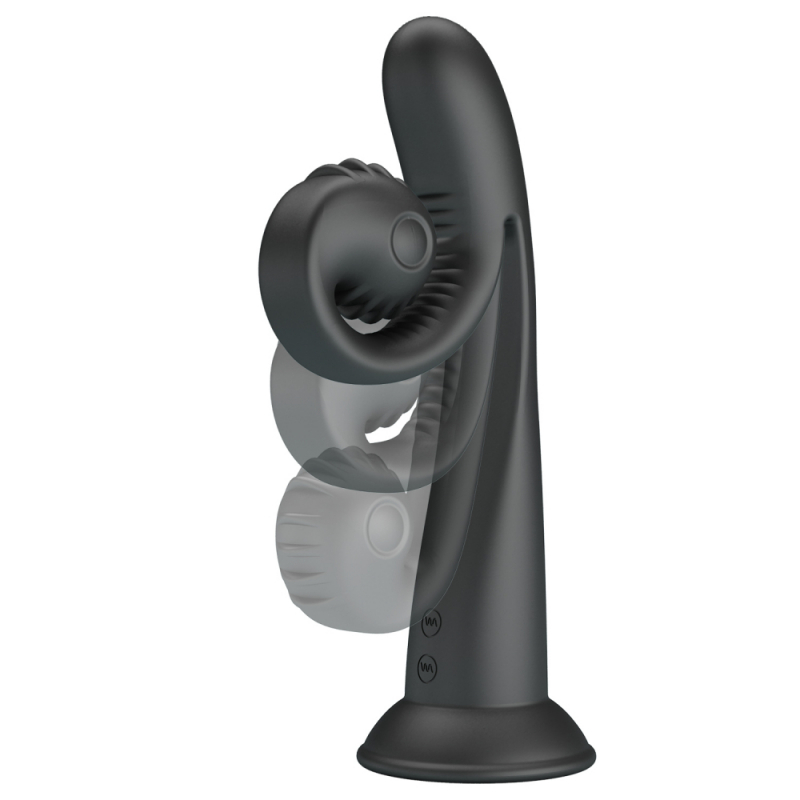 Вибратор с инновационным клиторальным стимулятором "Romance" черная улитка 